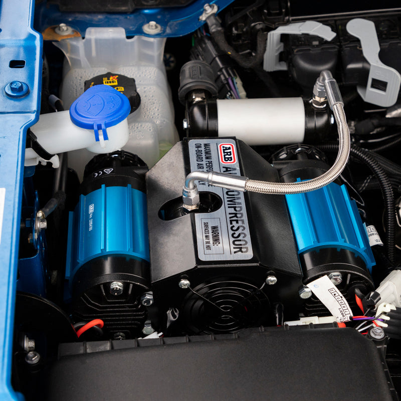 ARB Ford Bronco Twin 12V Onboard Compressor Kit - Striker Modified