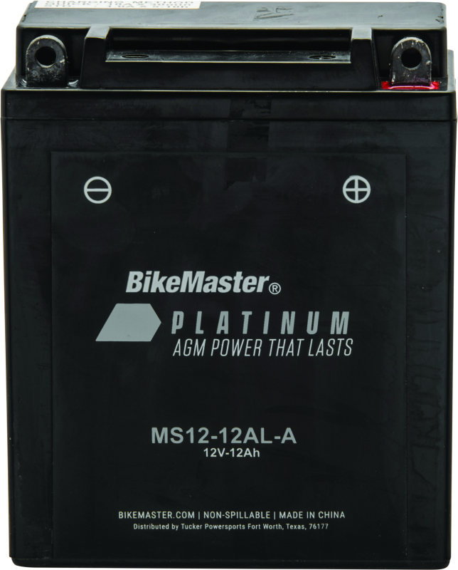 BikeMaster AGM Battery - MS12-12AL-A - Striker Modified