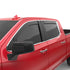 EGR 2019 Chevy 1500 Crew Cab In-Channel Window Visors - Matte - Striker Modified