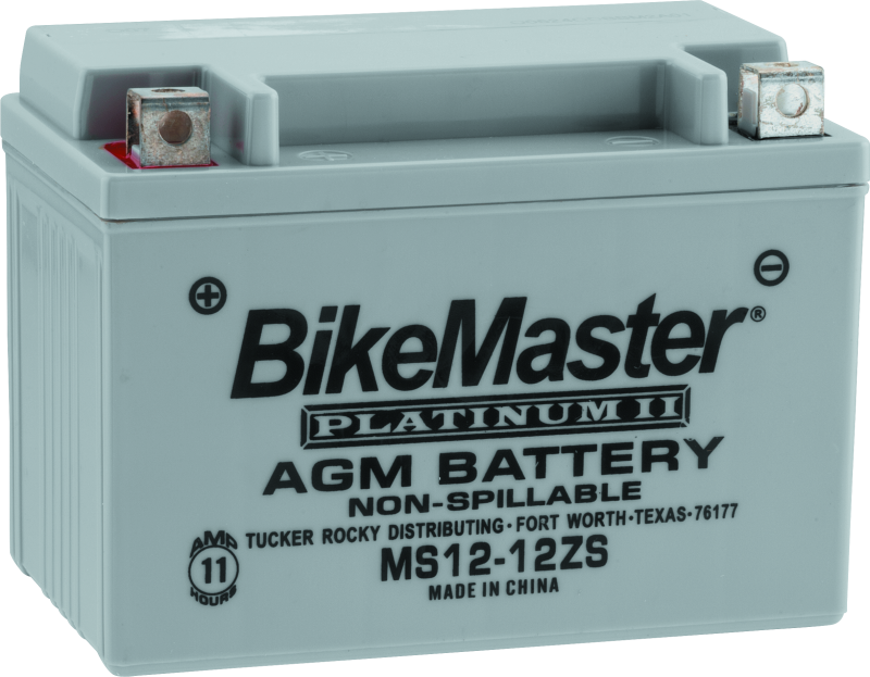 BikeMaster AGM Battery - MS12-12ZS - Striker Modified
