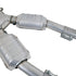 BBK 99-04 Mustang 4.6 GT / Cobra High Flow X Pipe With Catalytic Converters - 2-1/2 - Striker Modified