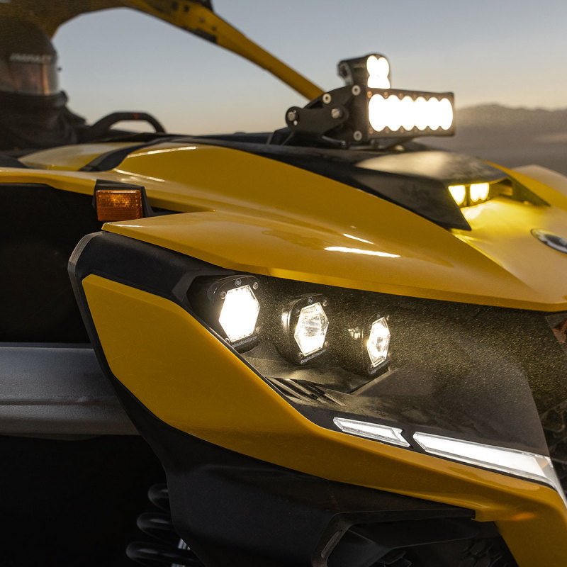 Baja Designs 2024+ Can-Am Maverick R S1 Headlight Kit - Striker Modified