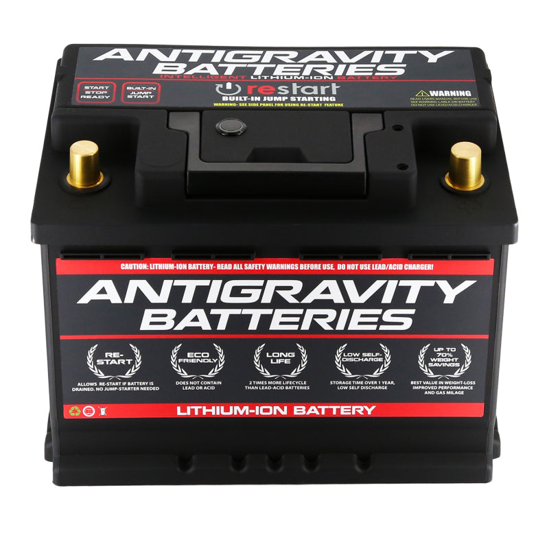 Antigravity H5/Group 47 Lithium Car Battery w/Re-Start - Striker Modified