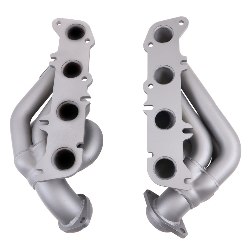 BBK 11-14 Ford F-150 Coyote 5.0 Shorty Tuned Length Exhaust Headers - 1-3/4in Titanium Ceramic - Striker Modified