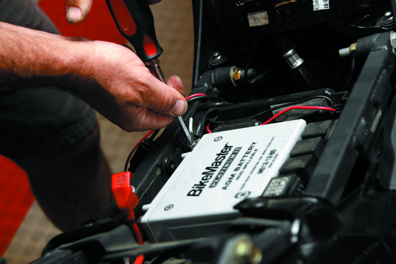 BikeMaster AGM Battery - MS12-12-BS - Striker Modified