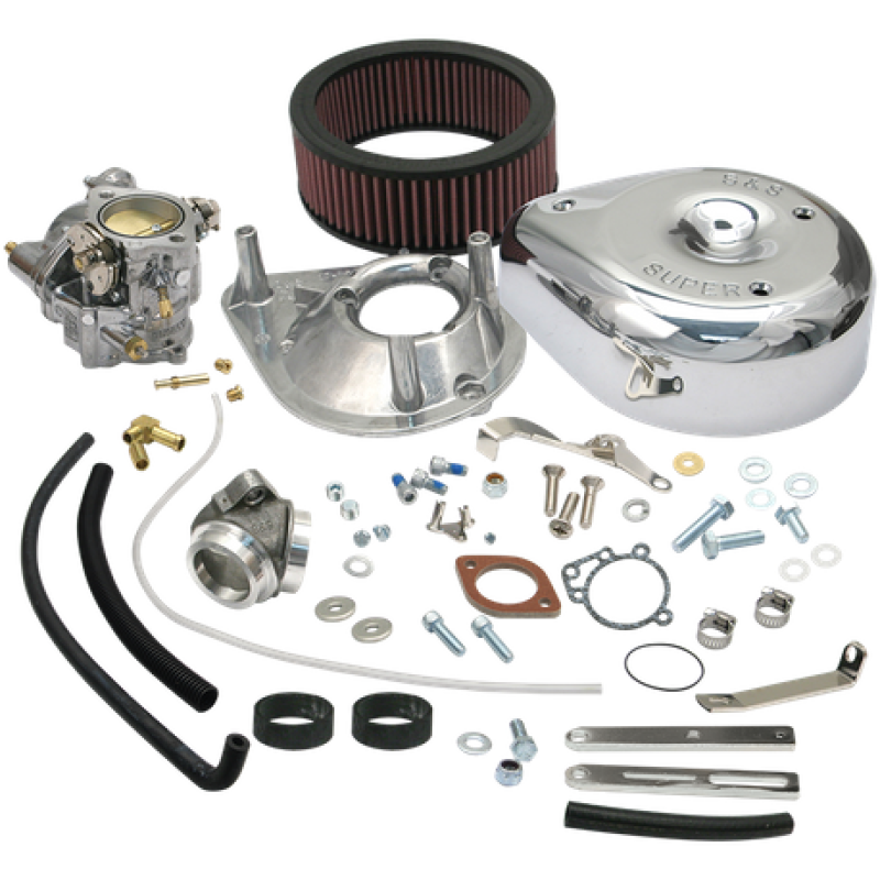 S&S Cycle 79-84 BT Models Super E Carburetor Kit -Standard Tanks - Striker Modified