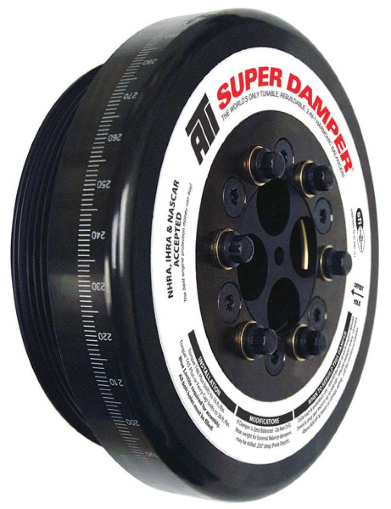 ATI Damper - 8.074in - Steel - 8 Grv - Cummins - 4BT - 6BT - 3.9L - 5.9L - 3 Ring - Diesel - Striker Modified