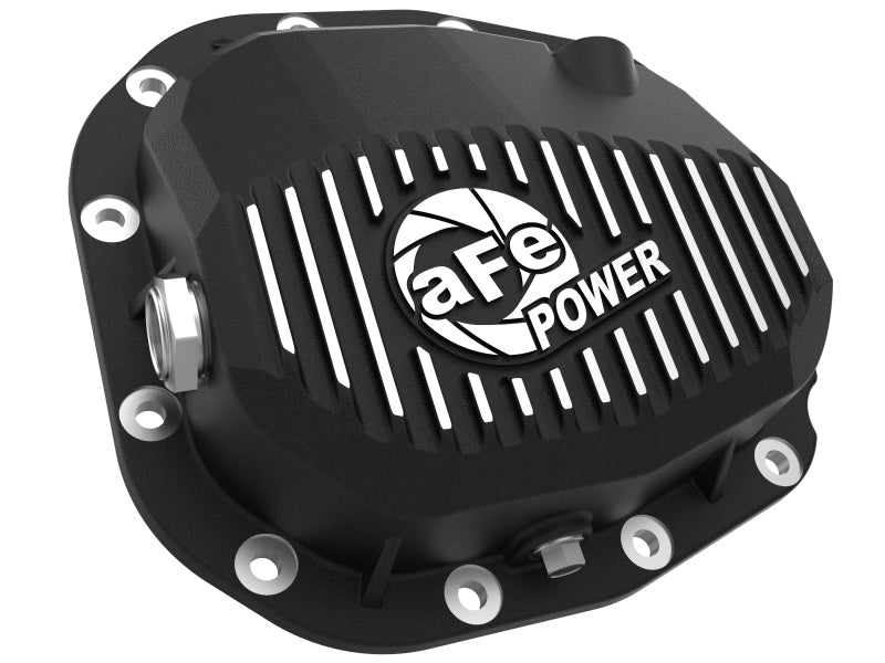 aFe Pro Series Rear Differential Cover Black w/ Fins 15-19 Ford F-150 (w/ Super 8.8 Rear Axles) - Striker Modified