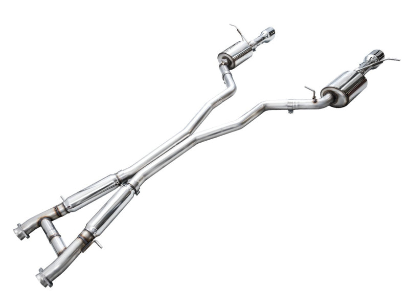 AWE Tuning 18-23 Dodge Durango SRT & Hellcat Touring Edition Exhaust - Chrome Silver Tips - Striker Modified