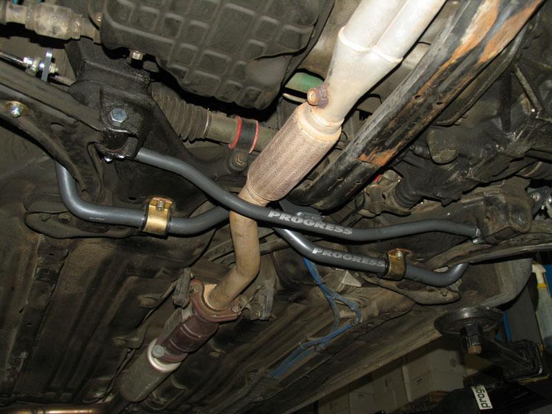 Progress Tech 91-94 Nissan Sentra Front Sway Bar w/ Adj. End Links (30 mm - Adjustable) - Striker Modified