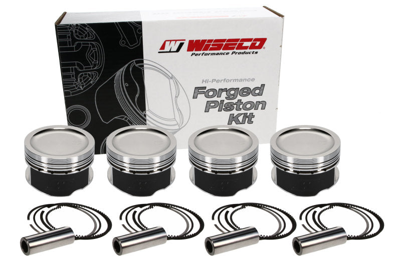 Wiseco Nissan SR20/SR20DET Turbo -12cc Dish 9.1:1 CR 87mm Piston Kit - Striker Modified
