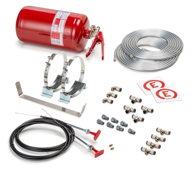Sparco 4.25 Liter Mechanical Steel Extinguisher System - Striker Modified
