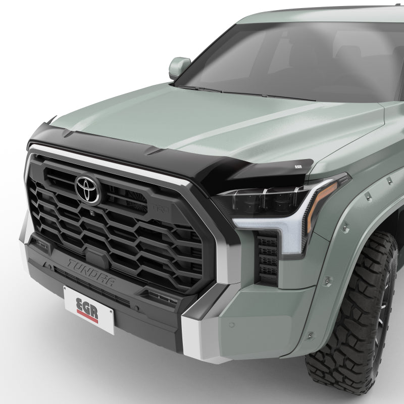 EGR 22-23 Toyota Tundra Superguard Hood Guard - Dark Smoke - Striker Modified