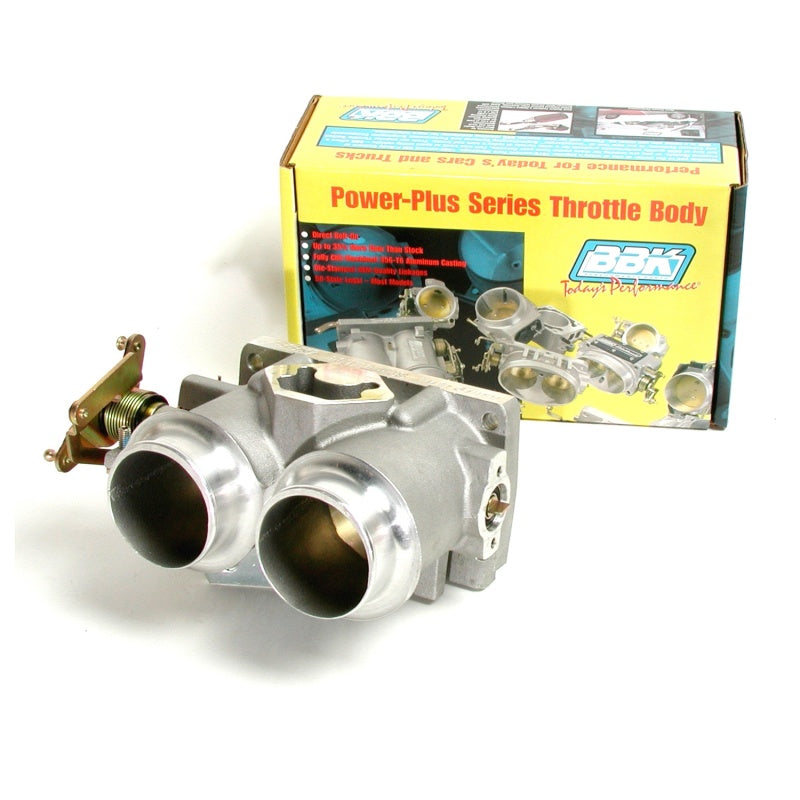 BBK 87-96 Ford F Series Truck RV 302 351 Twin 56mm Throttle Body BBK Power Plus Series - Striker Modified