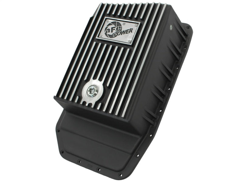 aFe Power Transmission Pan Black Machined 09-14 Ford 6R80 F-150 Trucks - Striker Modified