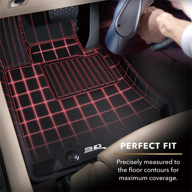 3D MAXpider 19-23 Maserati Levante Kagu Floor Mat- Black R1 R2