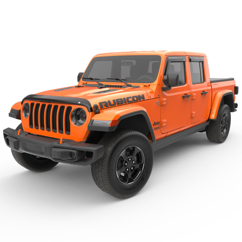 EGR Jeep 2018+ Wrangler / 2020+ Gladiator Superguard Hood Shield - Dark Smoke (305251) - Striker Modified