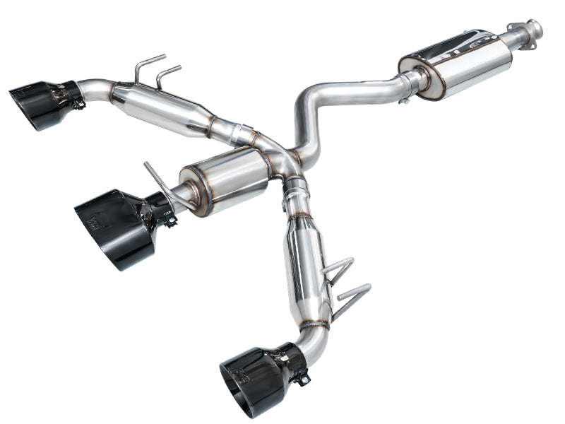 AWE Tuning 2023+ Toyota GR Corolla Touring Edition Exhaust - Diamond Black Tips - Striker Modified