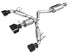 AWE Tuning 2023+ Toyota GR Corolla Touring Edition Exhaust - Diamond Black Tips - Striker Modified