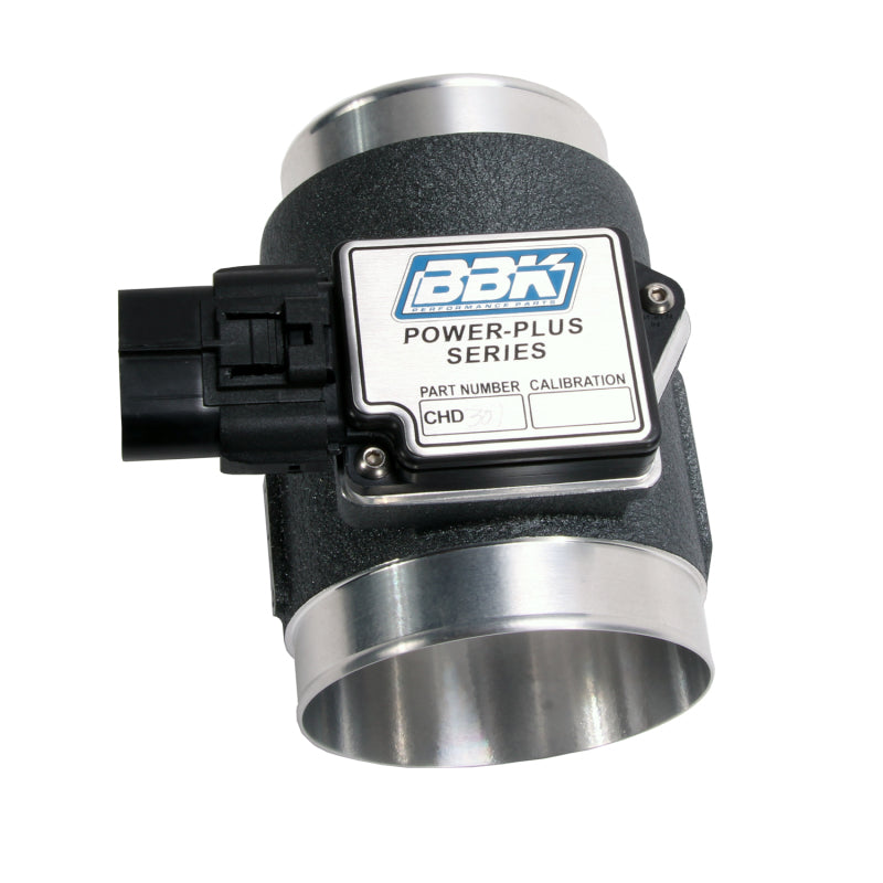 BBK 86-93 Mustang 5.0 Mass Air Meter 76mm 24 lb Inj. Cold Air Calibration - Striker Modified
