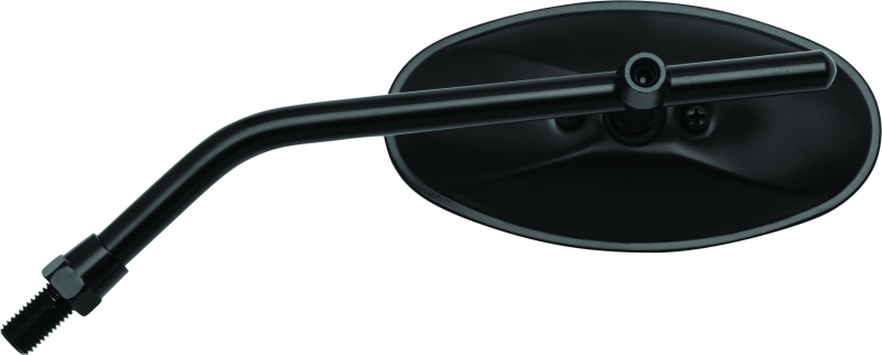 BikeMaster Adjustable Oval Mirror 10mm - Each - Black - Striker Modified