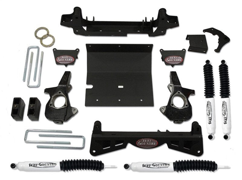 Tuff Country 01-10 Chevy Silverado 2500HD 4x4 4in Lift Kit (w/3pc Sub Frame SX8000 Shocks) - Striker Modified