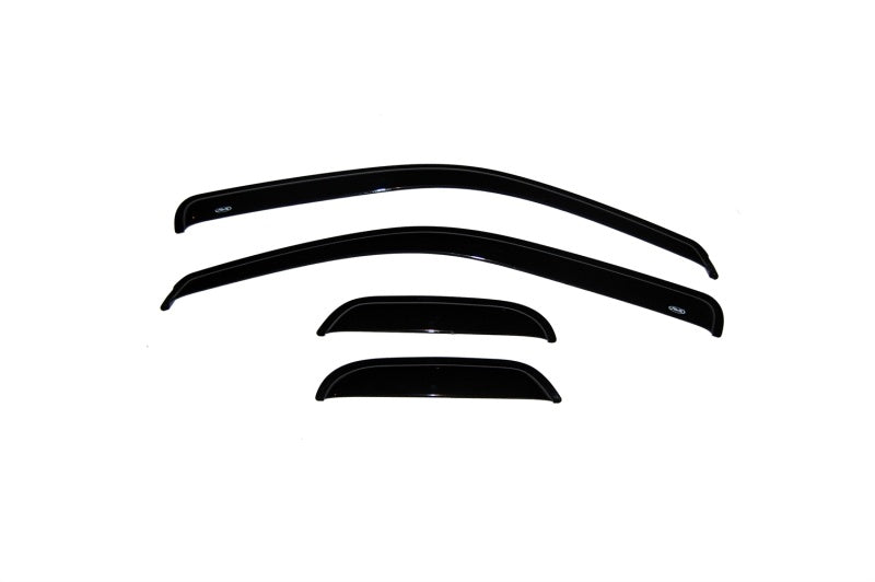 AVS 04-12 Chevy Colorado Ext. Cab Ventvisor Outside Mount Window Deflectors 4pc - Smoke - Striker Modified