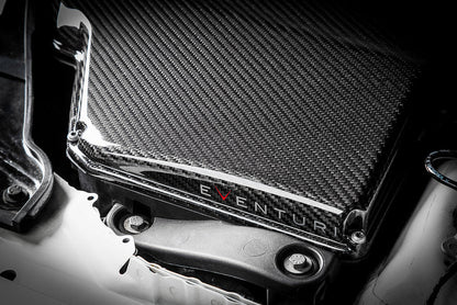Eventuri BMW E9X M3 (S65) Black Carbon Airbox Lid - Gloss