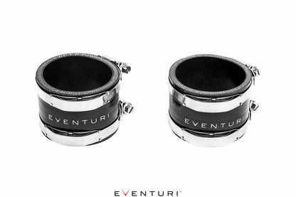 Eventuri BMW F8X M2C M3 M4 S55 Black Carbon Charge Pipe Set - Matte