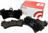 Brembo 10-17 Lexus LS460 Front Premium NAO Ceramic OE Equivalent Pad - Striker Modified