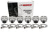 Wiseco Toyota 2JZGTE 3.0L 86.5mm +.5mm Oversize Bore Asymmetric Skirt Piston Set - Striker Modified