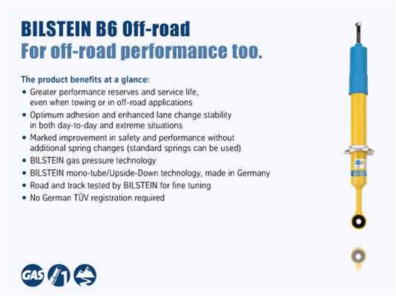 Bilstein 4600 Series 13-14 Dodge Ram 3500 Front 46mm Monotube Shock Absorber - Striker Modified