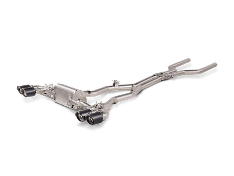 Akrapovic 2021 BMW M8/M8 Competition (F93) Evolution Line Cat Back (Titanium) w/Carbon Tips - Striker Modified