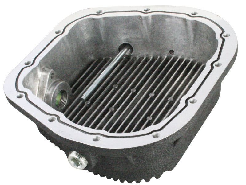 aFe Power Rear Diff Cover (Machined) 12 Bolt 9.75in 97-16 Ford F-150 w/ Gear Oil 4 QT - Striker Modified