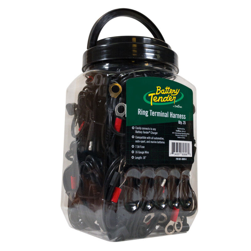 Battery Tender Ring Terminal Accessory Cable Jar of 25 - Striker Modified