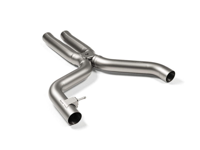 Akrapovic 2021+ BMW G87 M2, G80 M3 &amp; G82 M4 Evolution Short Link pipe w/o Resonator  (Titanium) - Striker Modified