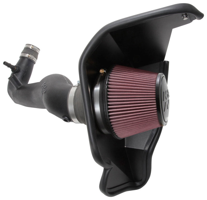 K&N 2018 Ford Mustang L4-2.3L F/I Aircharger Performance Intake - Striker Modified