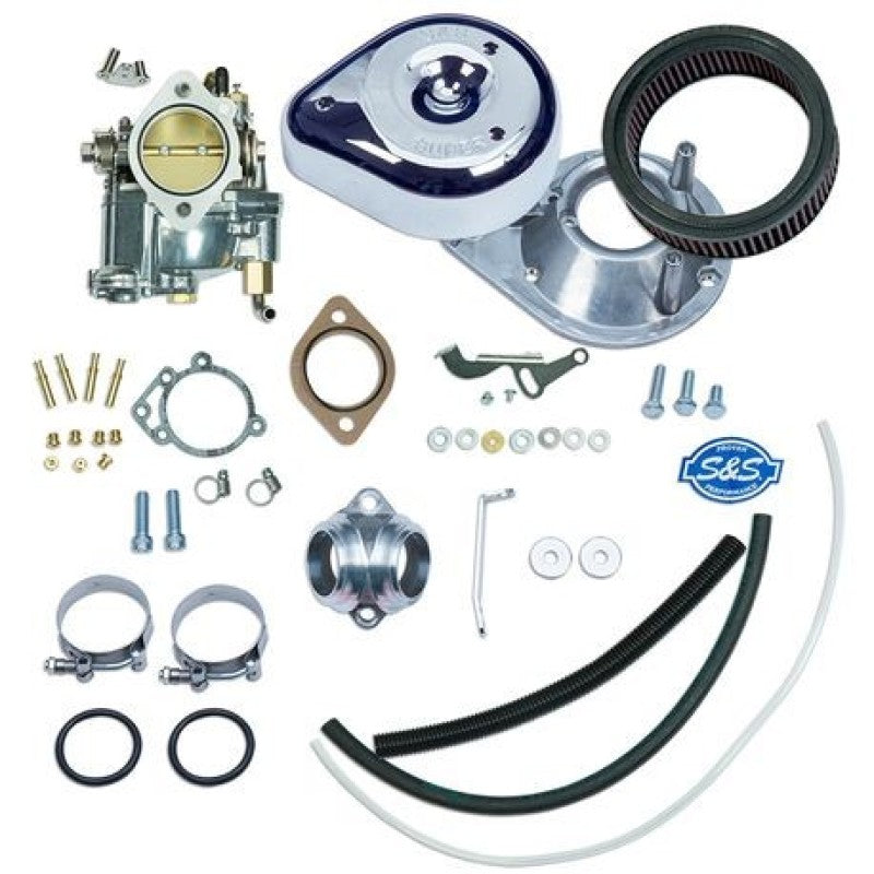 S&S Cycle 66-78 BT Models Super E Carburetor Kit - Standard Tanks - Striker Modified