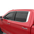 EGR 2019 Chevy 1500 Crew Cab In-Channel Window Visors - Matte - Striker Modified