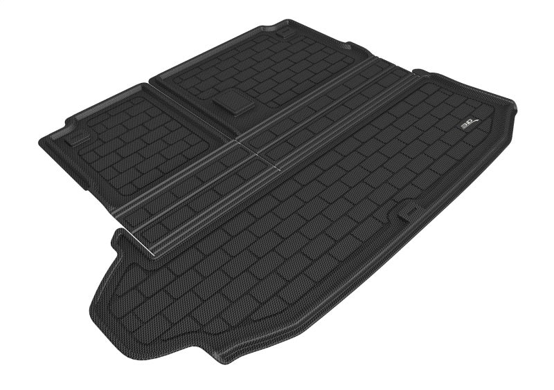 3D MAXpider 20-21 Toyota Highlander No Subwoofer Kagu Seat Back Protector Cargo Liner - Black - Striker Modified