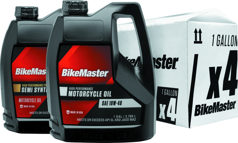 BikeMaster 10W40 Performance Oil - Gallon - Striker Modified