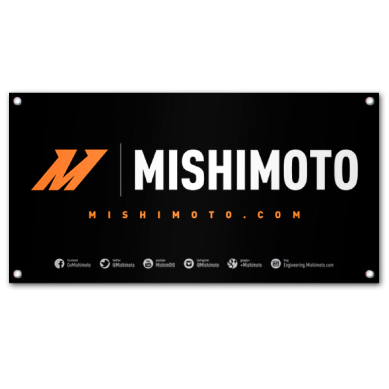 Mishimoto Promotional Large Vinyl Banner 45x87.5 inches - Striker Modified