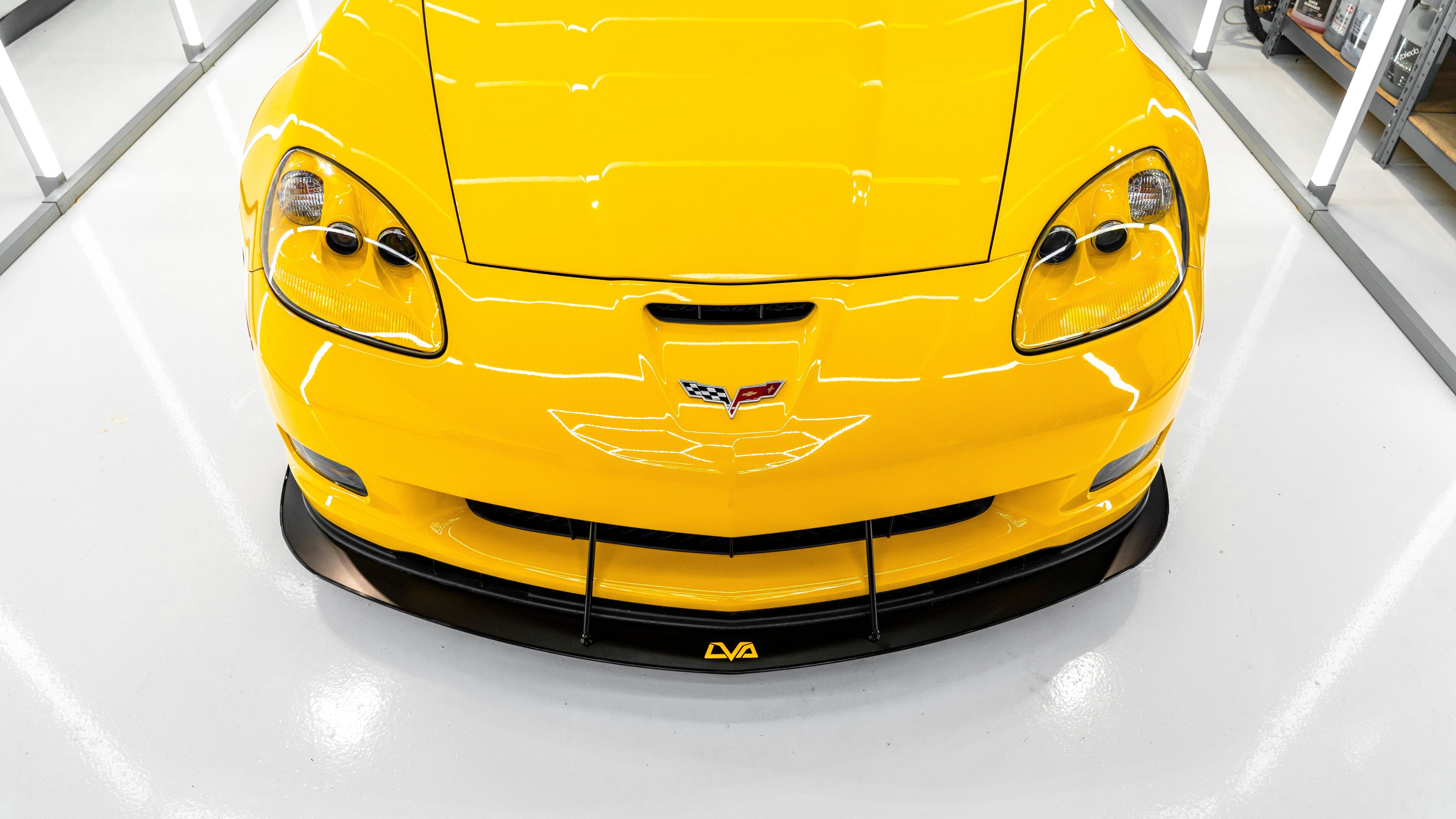 LVA 2006-2013 Chevrolet Corvette C6 "Z06" Front Splitter - Striker Modified