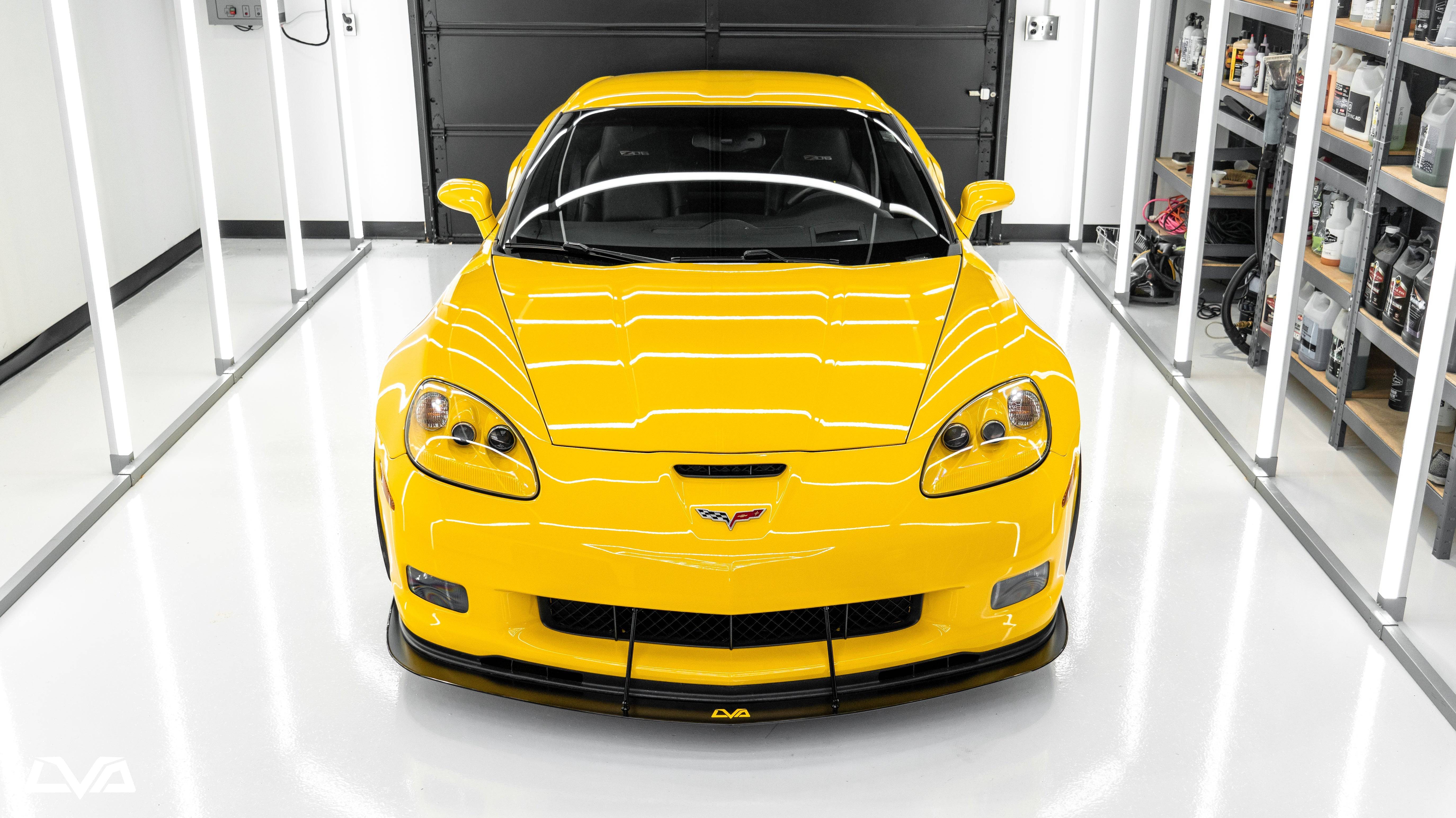 LVA 2006-2013 Chevrolet Corvette C6 "Z06" Front Splitter - Striker Modified