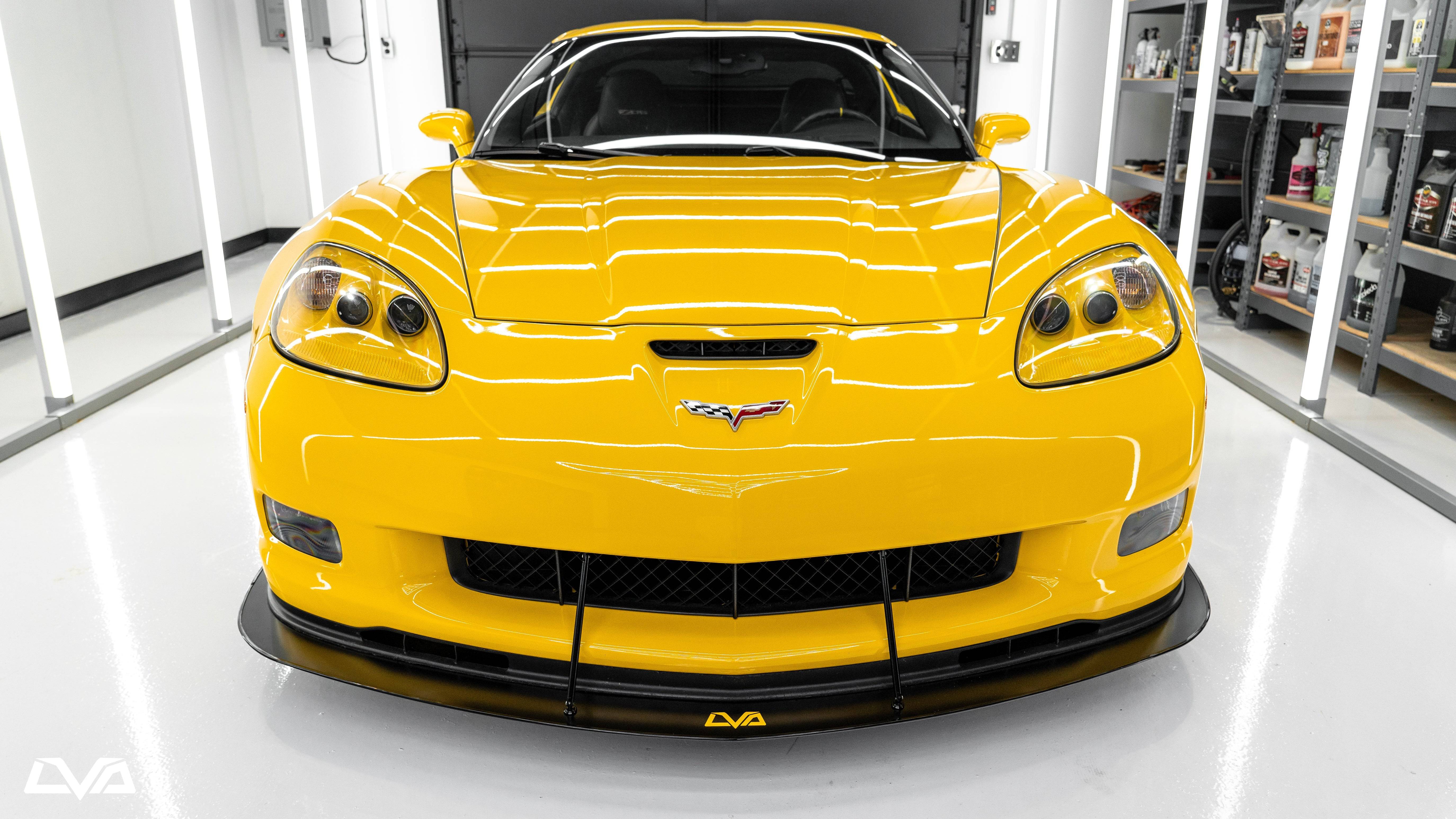 LVA 2006-2013 Chevrolet Corvette C6 "Z06" Front Splitter - Striker Modified
