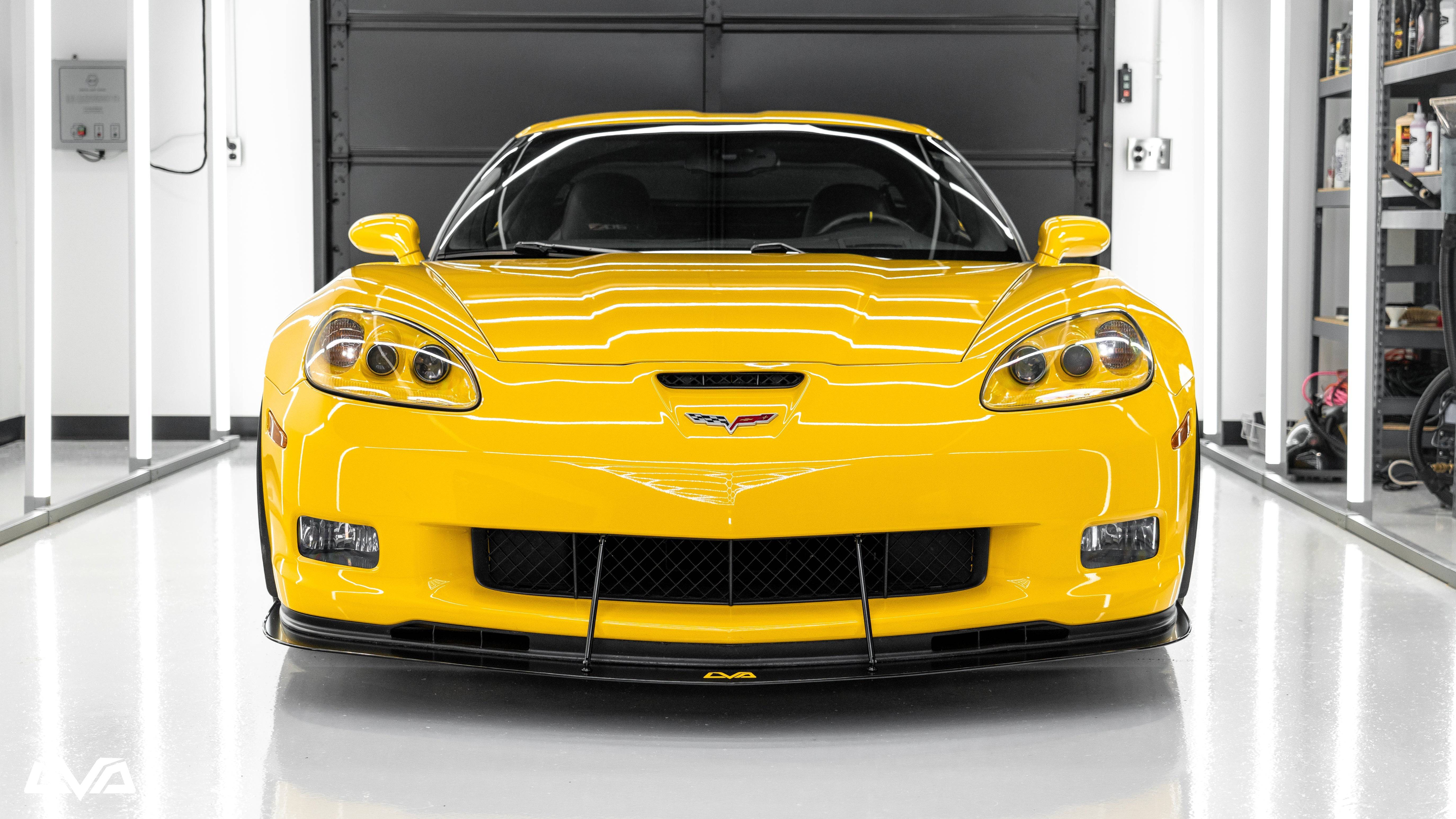 LVA 2006-2013 Chevrolet Corvette C6 "Z06" Front Splitter - Striker Modified