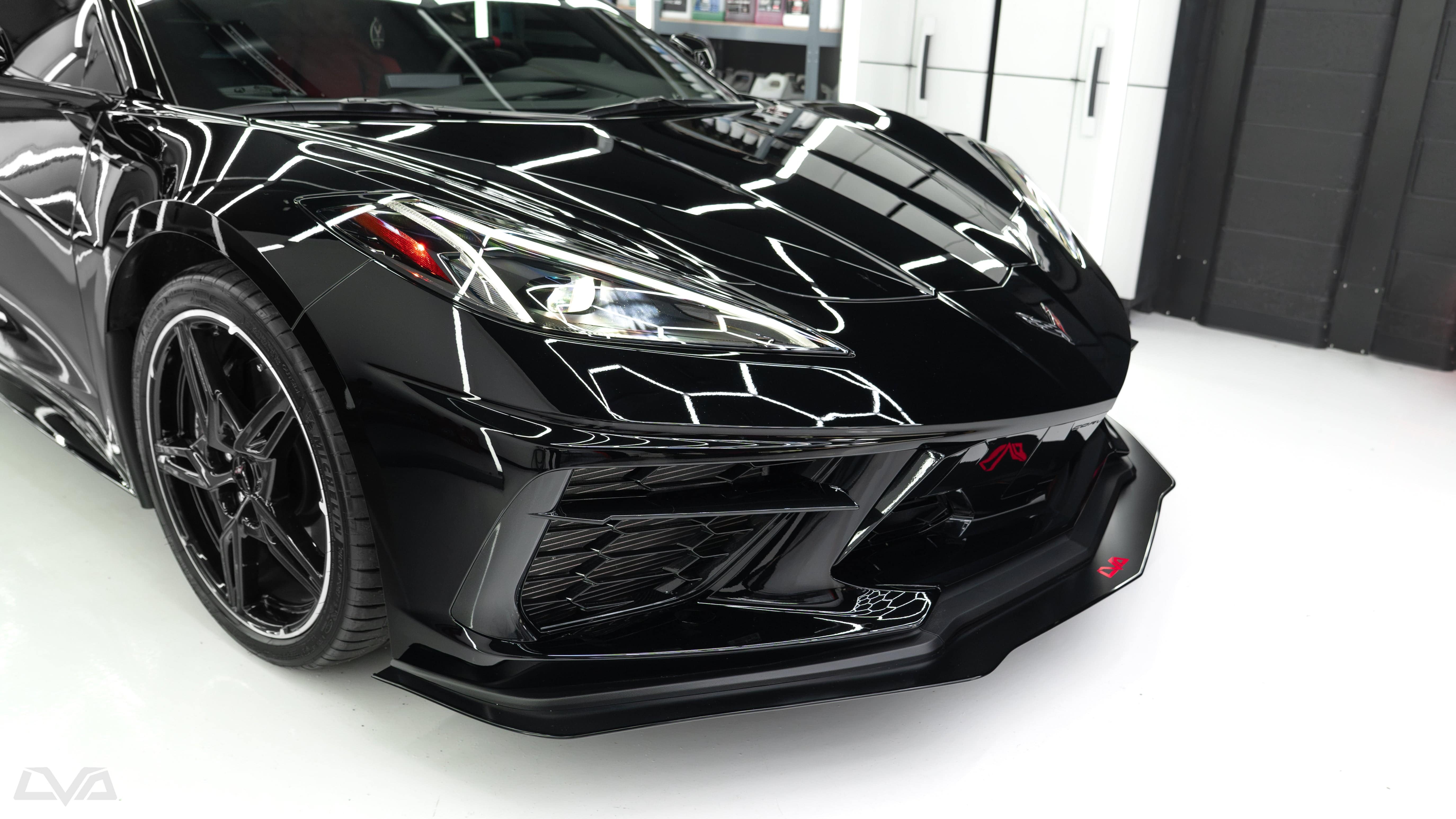 LVA 2020-2024 Chevrolet Corvette C8 Front Splitter - Striker Modified