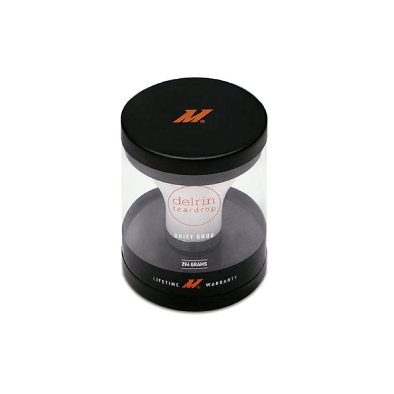 Mishimoto Teardrop Shift Knob - White - Striker Modified