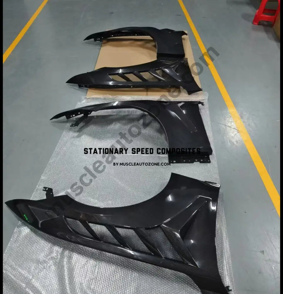 s650 GT4-R GTD Dry Carbon Fiber Fenders