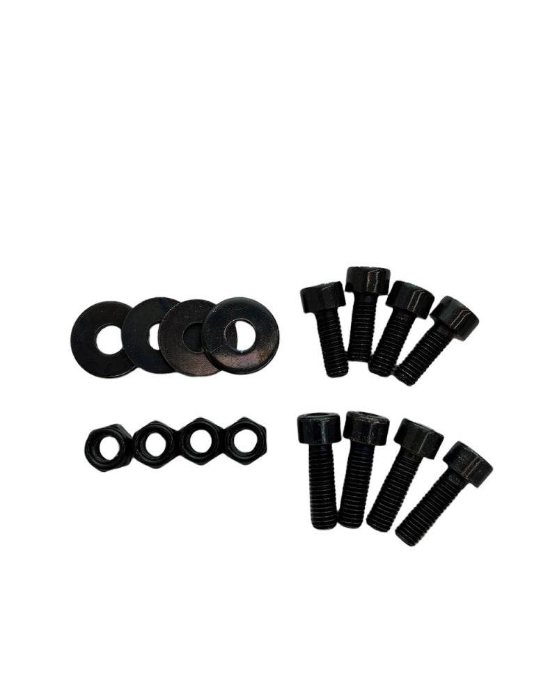 Sparco Seat Hardware Spacer Kit Bottom Mount - Black Zinc - Striker Modified
